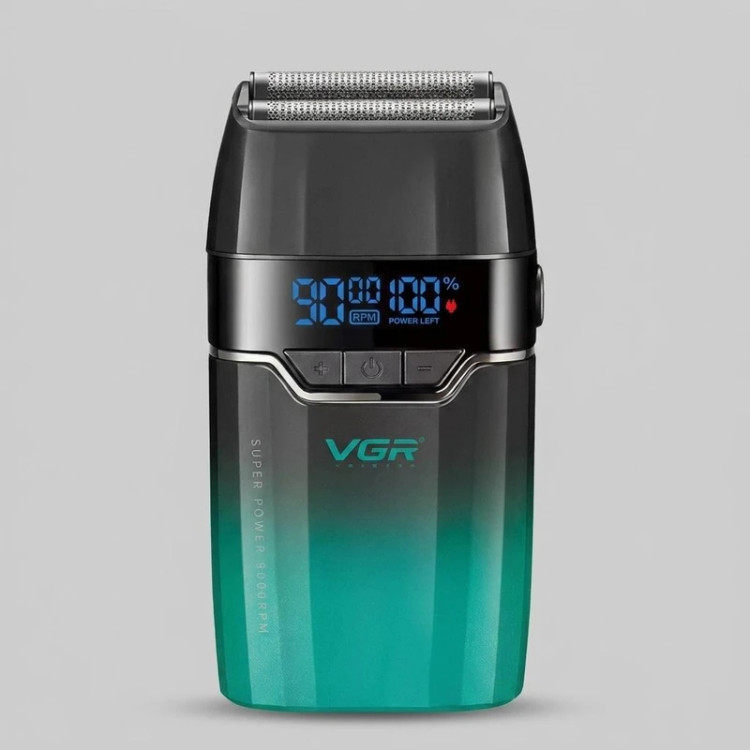 ماشین اصلاح وی جی آر مدل V-308 با تیغه تیتانیوم و برش خطی