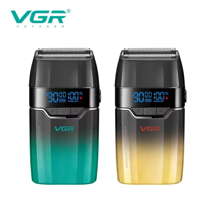 ماشین اصلاح وی جی آر مدل V-308 با تیغه تیتانیوم و برش خطی