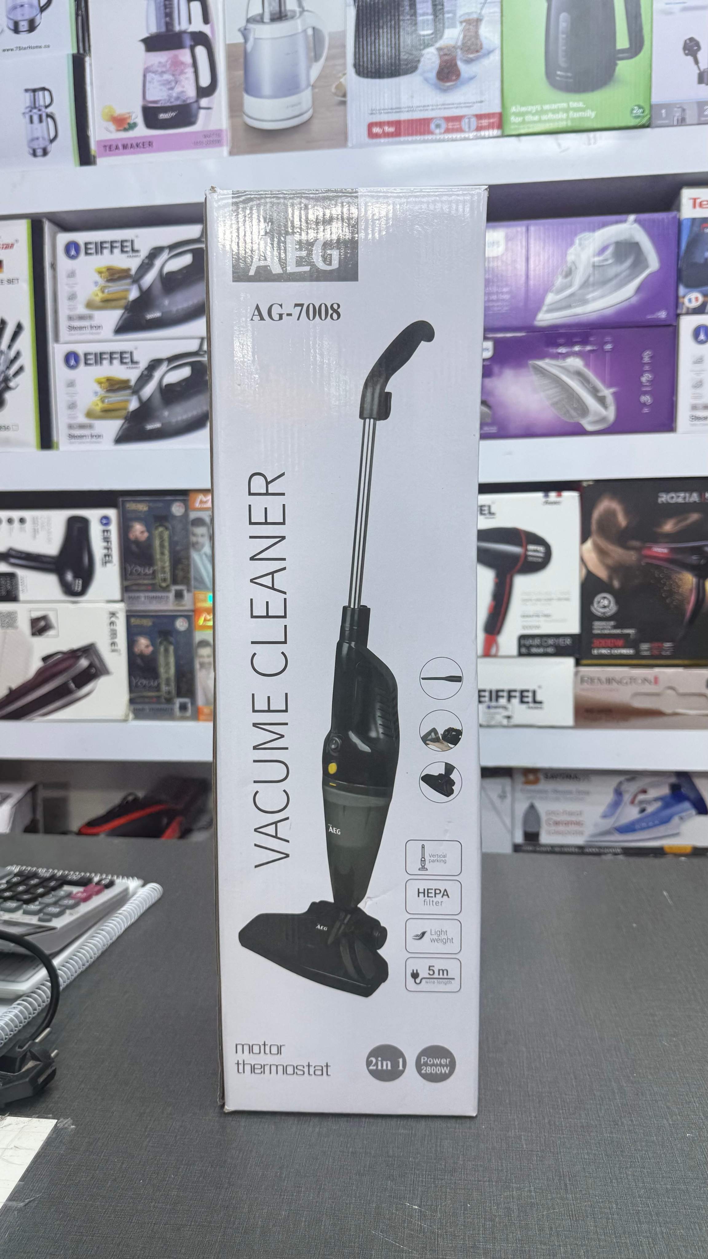 جارو برقی عصایی آ ا گ مدل AG7008