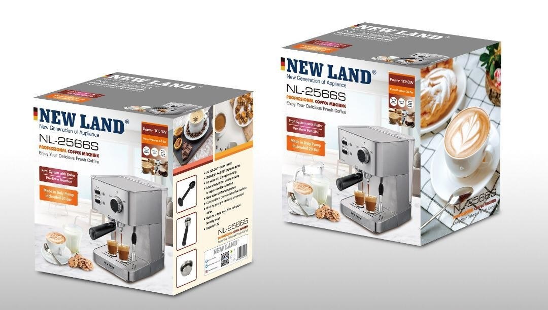 اسپرسو ساز نیولند مدل NL-2566 ظرفیت ۱.۵ لیتر