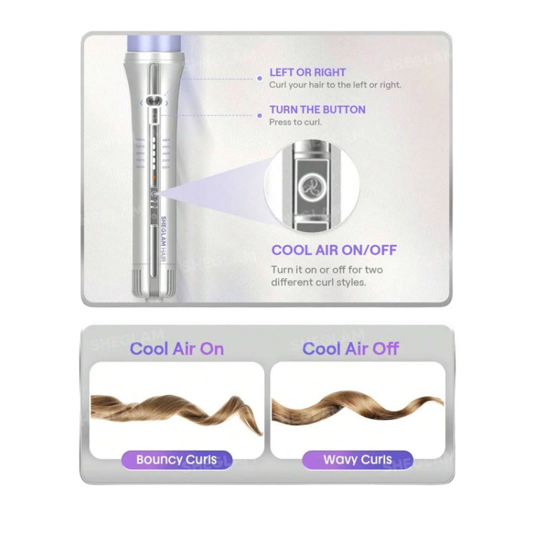 دستگاه فر کننده مو شیگلم مدل Airflow Styler Pro سایز ۳۲