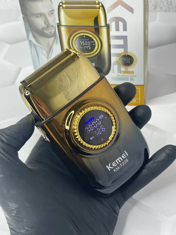 ماشین اصلاح کیمی مدل KM-T228 با تکنولوژی برش مستقیم و ضد آب