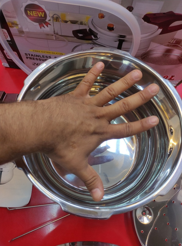 زودپز مکسی مدل MX109L ظرفیت ۹ لیتر استیل ضد زنگ