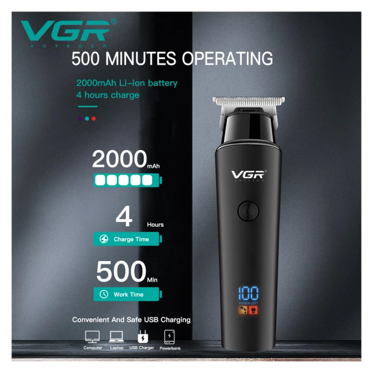 ماشین اصلاح خط زن وی جی آر V-937 صفرزن ضد آب